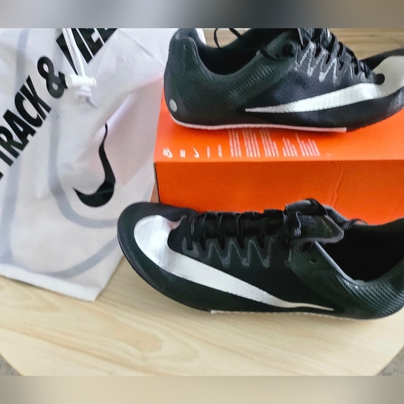 New Nike Zoom Rival Sprinter Black Silver Men's Shoes Size 13. - Picture 7 of 13